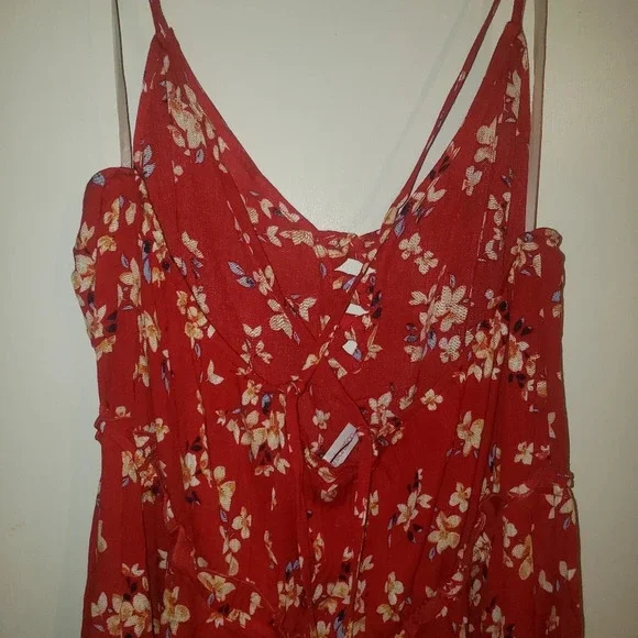 Red floral dress xxl Multicolor - Picture 5 of 8